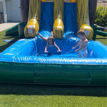 GM's Prestige Party Rentals - Double slide into the water - Bounce House Rentals Near Me GM's Prestige Party Rentals - Double slide into the water - Bounce House Rentals Near Me