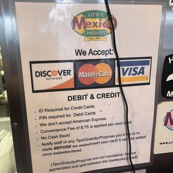 Little Mexico Chiquito - Over priced and still a .75 convenience fee - Mexican Near Me - Maywood, California