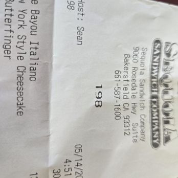 Sequoia Sandwich Company - Sandwiches Near Me - Bakersfield, California