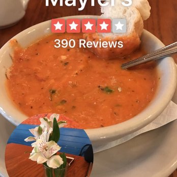Mayfel's - Yummy tomato bisque! - Southern Near Me - Asheville, North Carolina Mayfel's - Yummy tomato bisque! - Southern Near Me - Asheville, North Carolina