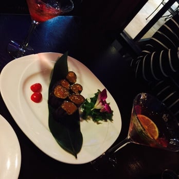 Ocean Sushi - Miso Eggplant with Banzai & Raspberry Cosmopolitan - Sushi Bars Near Me - Staten Island, New York Ocean Sushi - Miso Eggplant with Banzai & Raspberry Cosmopolitan - Sushi Bars Near Me - Staten Island, New York