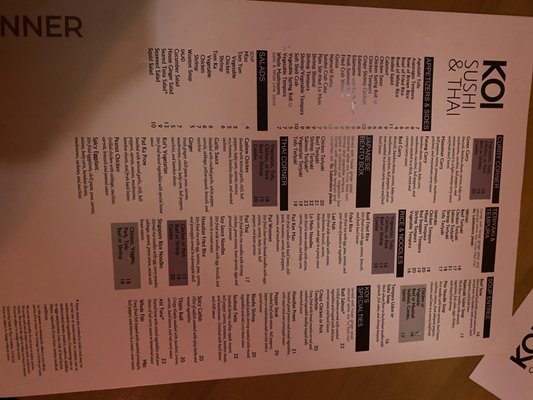 Menu photo 4 Koi Sushi & Thai Franklin, TN