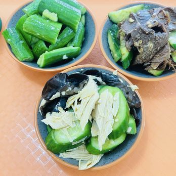 Tasty Noodles & Dumplings - Cucumbers/mixed beef slices/mixed veggies. - Noodles Near Me - Milpitas, California Tasty Noodles & Dumplings - Cucumbers/mixed beef slices/mixed veggies. - Noodles Near Me - Milpitas, California
