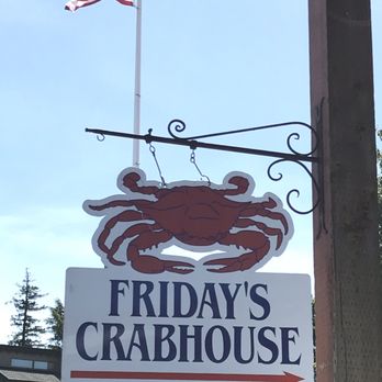 Friday's Crabhouse - Main sign - Seafood Near Me - Friday Harbor, Washington Friday's Crabhouse - Main sign - Seafood Near Me - Friday Harbor, Washington