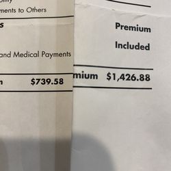 All Insurance - Premium increase