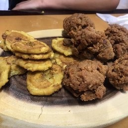 This was the chicken chicharons, they were good but not as good as the mangu plate!! This was the chicken chicharons, they were good but not as good as the mangu plate!!
