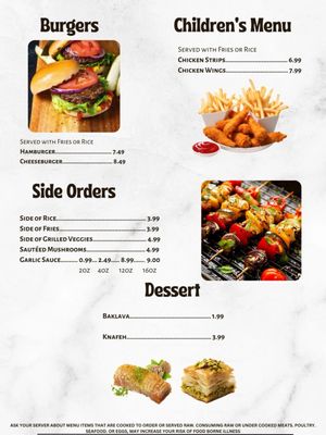 Menu photo 4 Shawarma Station Coldwater, MI