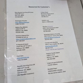 The Recology Store - Recycling Center Near Me - Issaquah, Washington