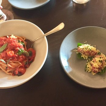Henley - Spaghetti Alla Chitarra and Sirloin Tartare - New American Near Me - Nashville, Tennessee