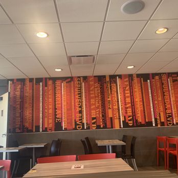 McDonald's - the interior of a restaurant - Burgers Near Me - Encino, California