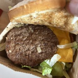 McDonald's - Super small meat patty