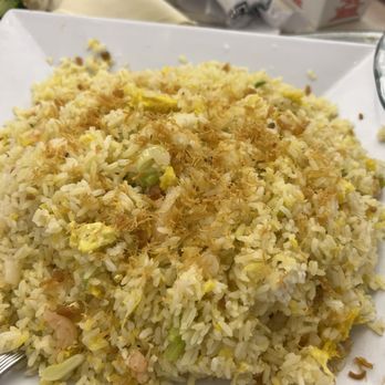 China Garden Han Gong - Fried Rice with Seafood & Dried Scallops - a little dry but flavorful with an umami taste! - Dim Sum Near Me - Rockville, Maryland