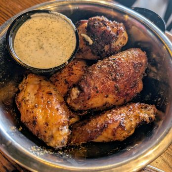 Obsidian Brewery - Lemon pepper wings - Brewpubs Near Me - Leander, Texas