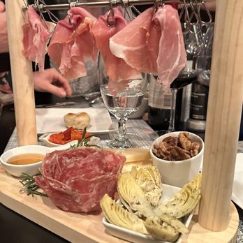 La Forchetta - Charcuterie board! Beautiful presentation, an amazing food! - Italian Near Me - Stuart, Florida