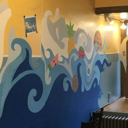 Everyday Nutrition - Mural in progress