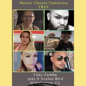Cony Zumba - Free Master Classes tomorrow! Come early for parking, Avalon Blvd will be closed for the fair. 8:30AM-10:00AM and 6:00PM-7:30PM - Dance Studios Near Me - Wilmington, California Cony Zumba - Free Master Classes tomorrow! Come early for parking, Avalon Blvd will be closed for the fair. 8:30AM-10:00AM and 6:00PM-7:30PM - Dance Studios Near Me - Wilmington, California