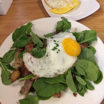 Early Bird - 06.01.18 duck confit hash (one well done egg on the side) - New American Near Me - Fullerton, California
