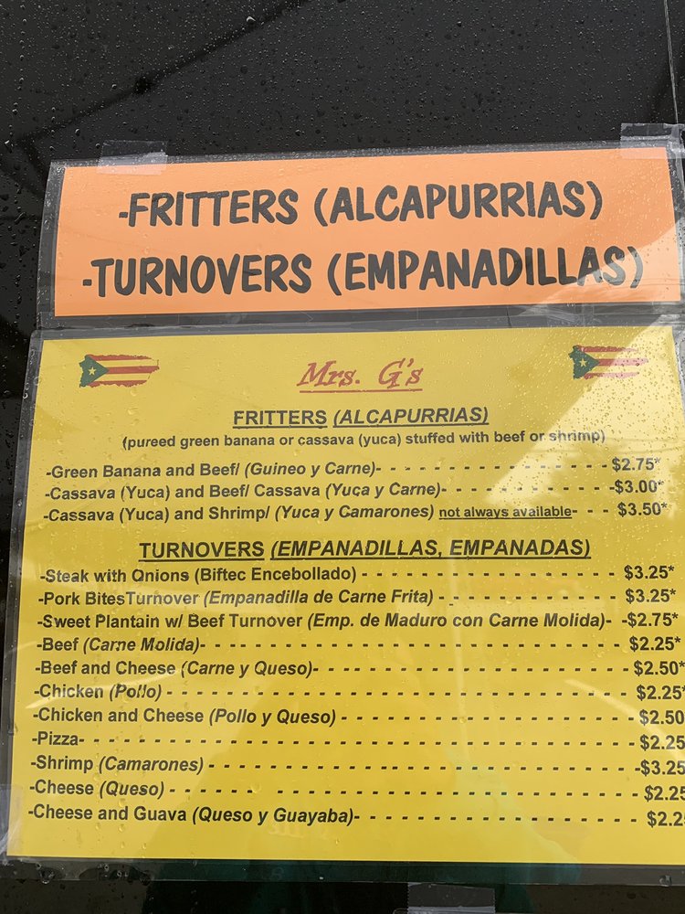 MRS G’S PUERTO RICAN STOP 10106 Two Notch Rd, Columbia, South