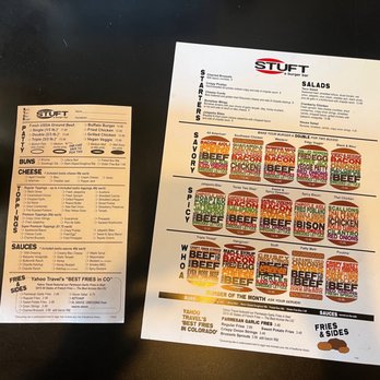 Stuft A Burger Bar - Menus - Burgers Near Me - Fort Collins, Colorado Stuft A Burger Bar - Menus - Burgers Near Me - Fort Collins, Colorado