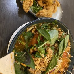 Bun Rieu with Softshell Crab