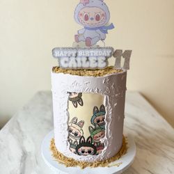 Katrina’s Sweet Dreams - 8" standard Labubu cake