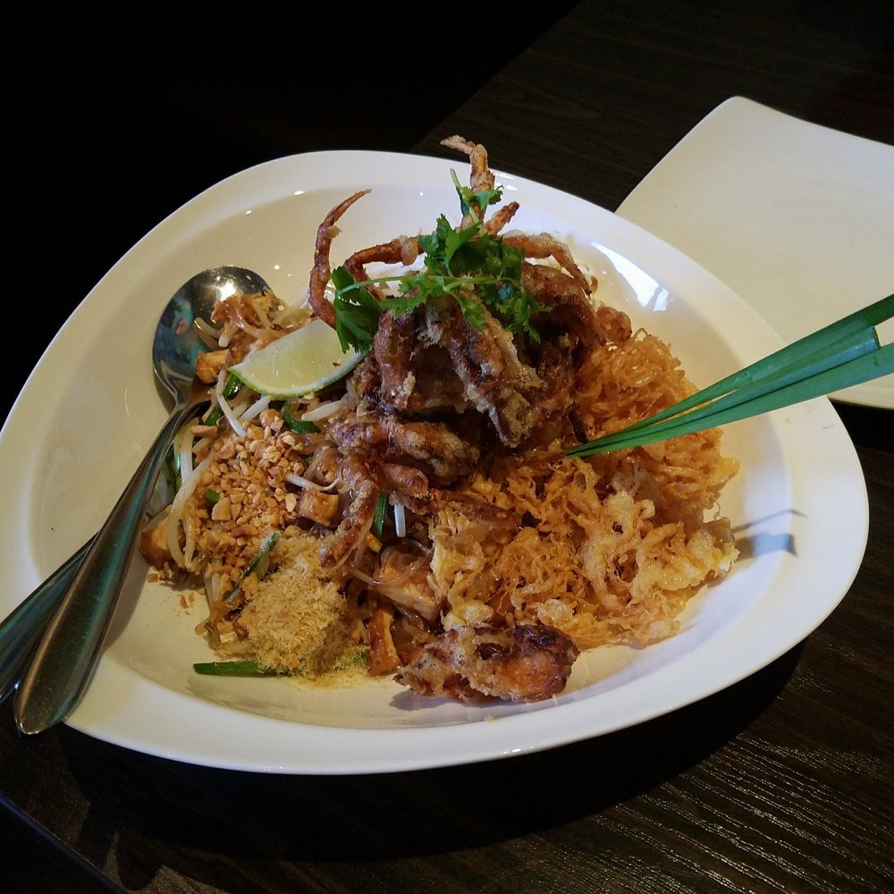 Similan Thai Restaurant - Pad Thai Soft Shell Crab - Yummy! - Thai Near Me - Solana Beach, California Similan Thai Restaurant - Pad Thai Soft Shell Crab - Yummy! - Thai Near Me - Solana Beach, California
