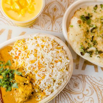 Tikka Shack - a bowl of rice and a bowl of curry - Indian Near Me - Scottsdale, Arizona