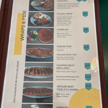 Cafe Sabah - Wraps & Pide menu! - Mediterranean Near Me - Renton, Washington Cafe Sabah - Wraps & Pide menu! - Mediterranean Near Me - Renton, Washington