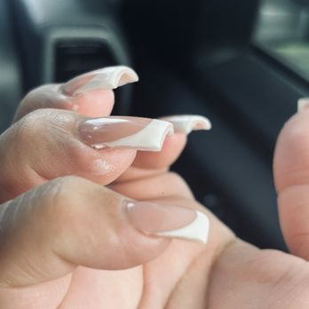 Vogue Nail Bar - Filed after was painted and paint came off - Nail Salons Near Me - Dallas, Texas