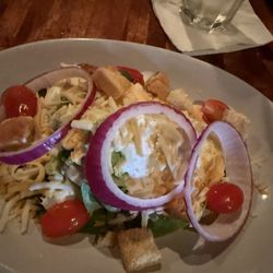 Flame Grill & Bar - Garden salad with ranch dressing