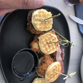 3rd Base LA - This was $15 chicken and waffles dude over priced tourist trap . Sorry not sorry - Sports Bars Near Me - Los Angeles, California