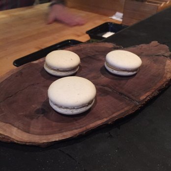 Trust - 15th Course - Coffee & Butterscotch Something Macarons - at this point I was pretty buzzed and in food ecstacy I couldn't retain details. - Tapas/Small Plates Near Me - Santa Ana, California
