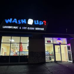 Wash Up Laundry - Outside of building.
