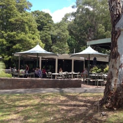 Australian National Botanic Gardens - Shady cafe with lawns for the kids to run around on.