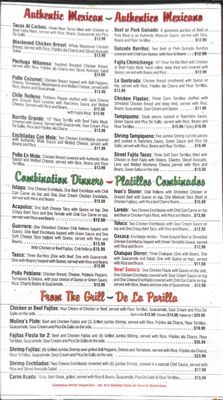 Menu photo 2 Molinas Mexican Restaurant Grand Saline, TX Menu photo 2 Molinas Mexican Restaurant Grand Saline, TX
