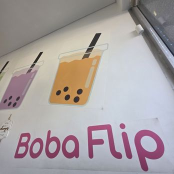 Boba Flip - Interior wall art - Bubble Tea Near Me - Brea, California Boba Flip - Interior wall art - Bubble Tea Near Me - Brea, California