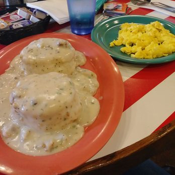 Squeeze In - Big Biscuits & Gravy plus eggs, mmm - American Near Me - Las Vegas, Nevada Squeeze In - Big Biscuits & Gravy plus eggs, mmm - American Near Me - Las Vegas, Nevada