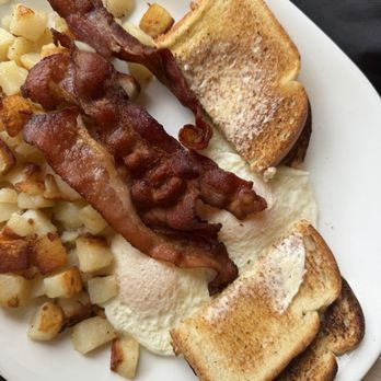 Compton's Restaurant - 2 Eggs, Home Fries, Toast and Bacon - Diners Near Me - Saratoga Springs, New York Compton's Restaurant - 2 Eggs, Home Fries, Toast and Bacon - Diners Near Me - Saratoga Springs, New York