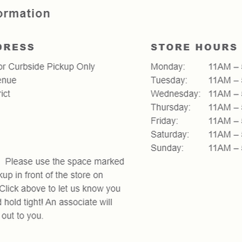 Anthropologie - store hours incorrectly listed in the email sent to me and literally impossible to fix. - Accessories Near Me - Fairfax, Virginia Anthropologie - store hours incorrectly listed in the email sent to me and literally impossible to fix. - Accessories Near Me - Fairfax, Virginia
