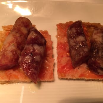 Petit Comité - Complimentary starter- Jamon on cracker - Mediterranean Near Me - Barcelona, B