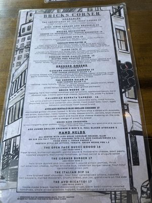Menu photo 3 Bricks Corner Salt Lake City, UT