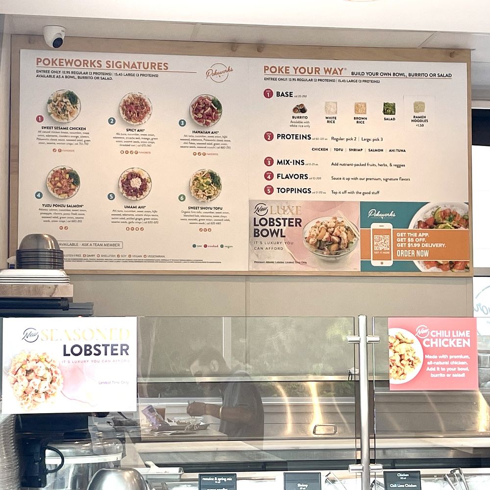 Pokeworks - Pokeworks Menu - Poke Near Me - Knoxville, Tennessee