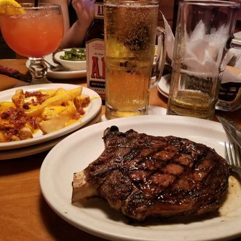 Texas Roadhouse - 20oz. Bone in ribeye & COORS lite - Steakhouses Near Me - Modesto, California Texas Roadhouse - 20oz. Bone in ribeye & COORS lite - Steakhouses Near Me - Modesto, California