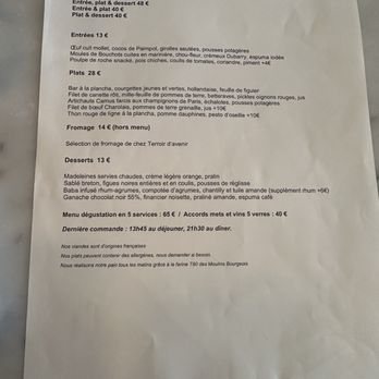 Jouvence - Menu - French Near Me - Paris, 75