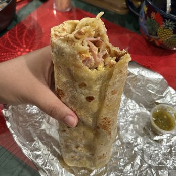 Taco Kings - Ham breakfast burrito - Mexican Near Me - Azusa, California