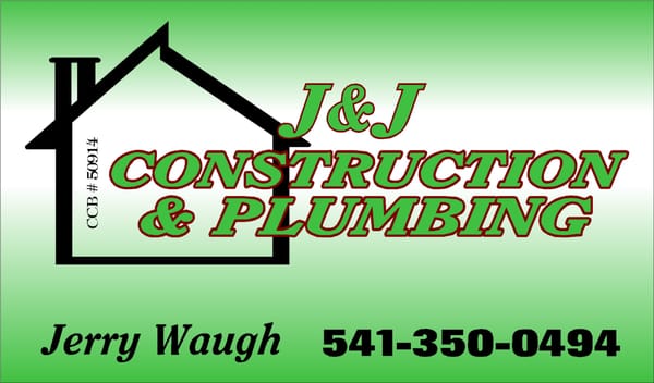 J & J Construction and Plumbing Logo