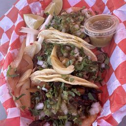 3 Street Tacos - Asada and Pastor 3 Street Tacos - Asada and Pastor