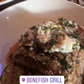Bonefish Grill - Shrimp Rangoon Salmon - Seafood Near Me - Cape Coral, Florida