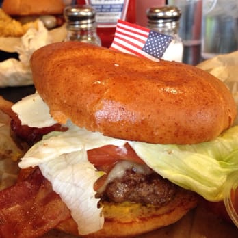 Empire Burger - Bacon cheeseburger on  buffalo meat - Burgers Near Me - Breckenridge, Colorado