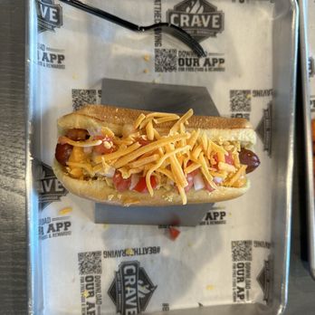 Crave Hot Dogs & BBQ - Nacho dog - Barbeque Near Me - Mansfield, Texas Crave Hot Dogs & BBQ - Nacho dog - Barbeque Near Me - Mansfield, Texas